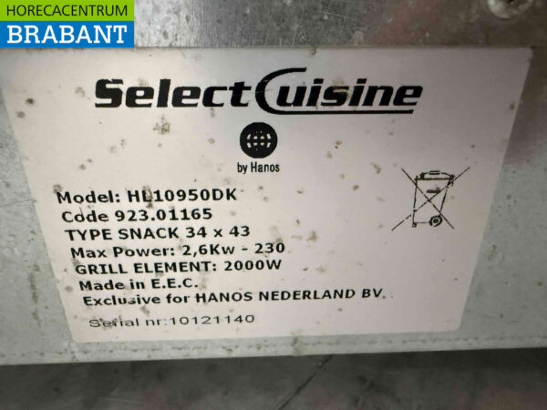 RVS Euromax Heteluchtoven Oven met grillfunctie 230V Horeca - Afbeelding 6