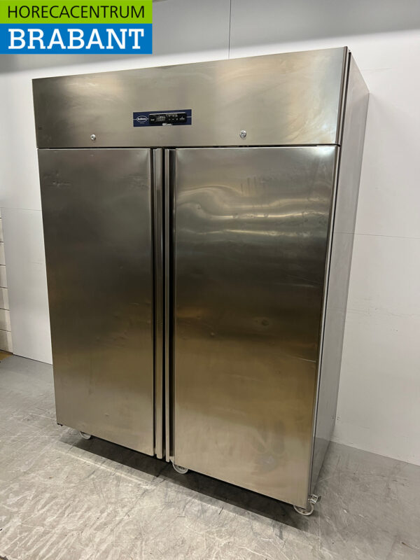RVS Rubbens Dubbeldeurs Vriezer 1400 liter 230V Horeca - Afbeelding 2