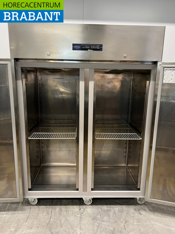 RVS Rubbens Dubbeldeurs Vriezer 1400 liter 230V Horeca - Afbeelding 4