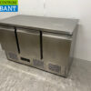 RVS Saro Koelwerkbank 3 deuren 136 cm 230V Horeca - Afbeelding 2