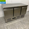 RVS Saro Koelwerkbank 3 deuren 136 cm 230V Horeca - Afbeelding 3