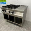 RVS Fagor 4 pits fornuis met werkunit 105 cm GAS Horeca - Afbeelding 2
