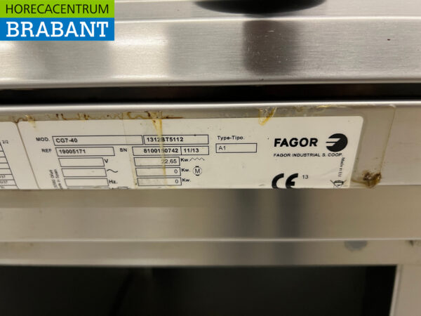 RVS Fagor 4 pits fornuis met werkunit 105 cm GAS Horeca - Afbeelding 6