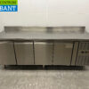 RVS Koelwerkbank 4 deuren 223 cm 230V Horeca