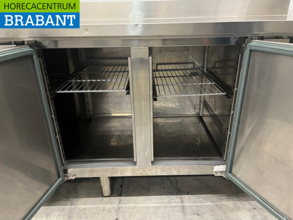 RVS Koelwerkbank 4 deuren 223 cm 230V Horeca - Afbeelding 5