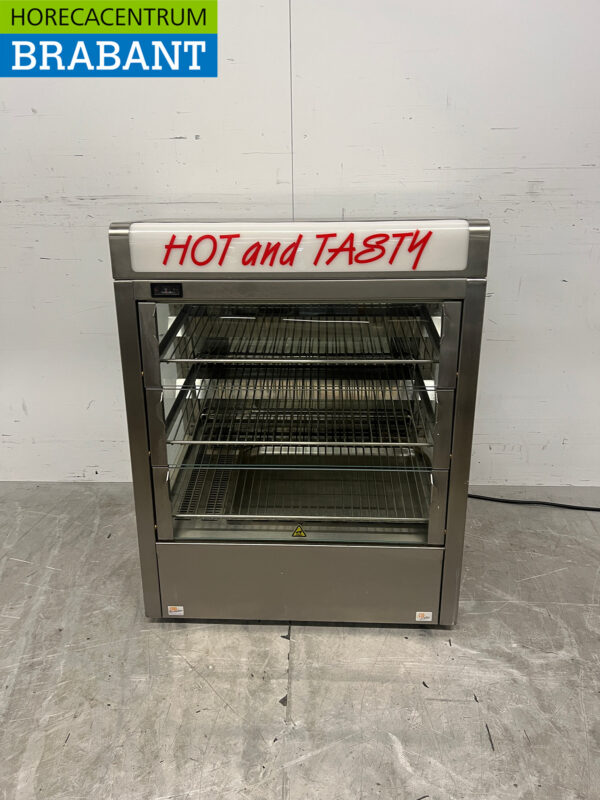 RVS Warmhoudvitrine 73 cm 230V Horeca
