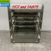 RVS Warmhoudvitrine 73 cm 230V Horeca - Afbeelding 4