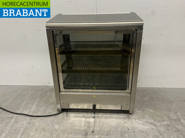RVS Warmhoudvitrine 73 cm 230V Horeca - Afbeelding 5