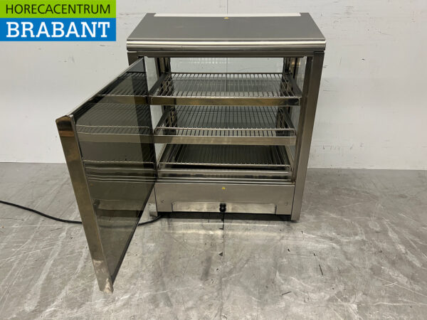 RVS Warmhoudvitrine 73 cm 230V Horeca - Afbeelding 6