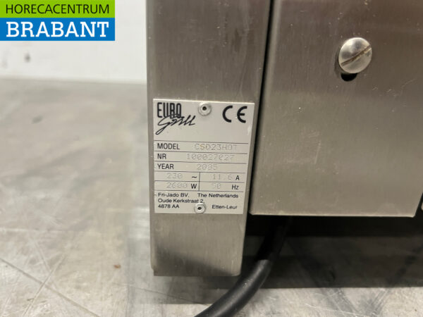 RVS Warmhoudvitrine 73 cm 230V Horeca - Afbeelding 7