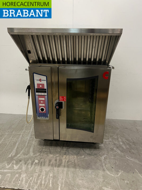 RVS Convotherm combisteamer 11 x 1/1 GN met afzuigkap 230V + 400V Horeca