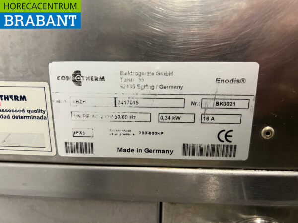 RVS Convotherm combisteamer 11 x 1/1 GN met afzuigkap 230V + 400V Horeca - Afbeelding 8
