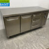 RVS Gram Verrijdbare Koelwerkbank 2 deuren en 3 laden 172.5 cm 230V Horeca - Afbeelding 3