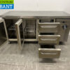 RVS Gram Verrijdbare Koelwerkbank 2 deuren en 3 laden 172.5 cm 230V Horeca - Afbeelding 4