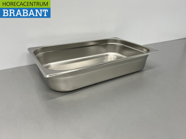 RVS Gastronorm bak GN bak 1/1 Diepte 100 mm Horeca - Afbeelding 2