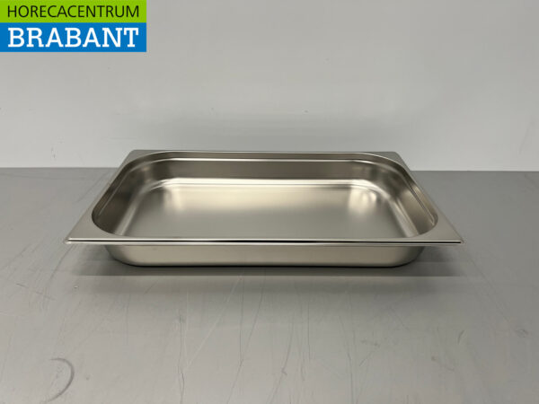 RVS HCB Gastronorm bak GN bak 1/1 Diepte 65 mm Horeca