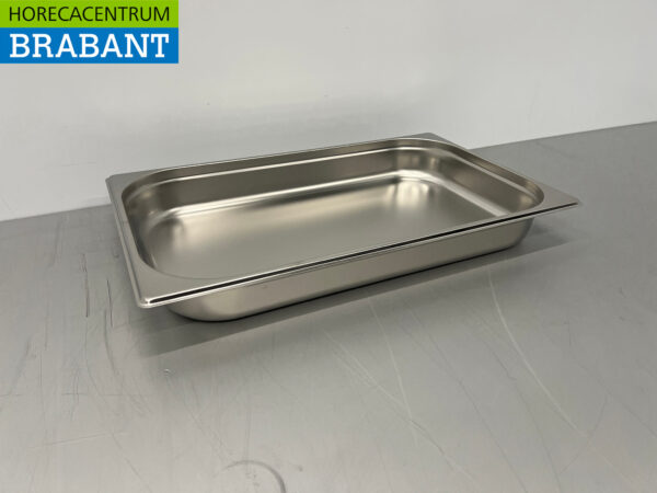RVS HCB Gastronorm bak GN bak 1/1 Diepte 65 mm Horeca - Afbeelding 2