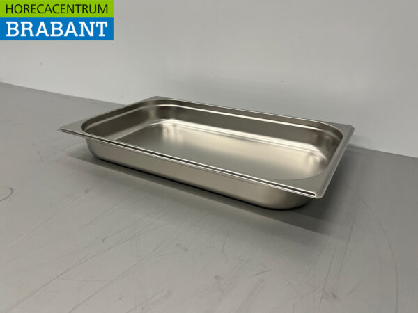 RVS HCB Gastronorm bak GN bak 1/1 Diepte 65 mm Horeca - Afbeelding 3