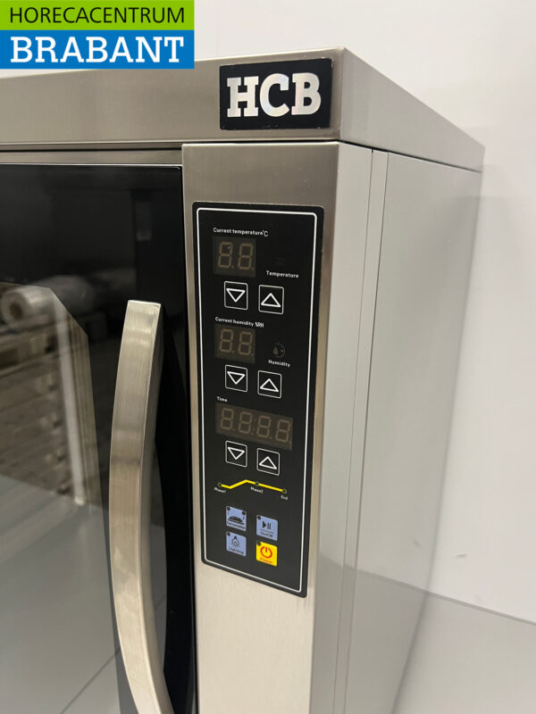 RVS HCB Rijskast 8 x 60/40 cm 230V Bakkerij Horeca - Afbeelding 4
