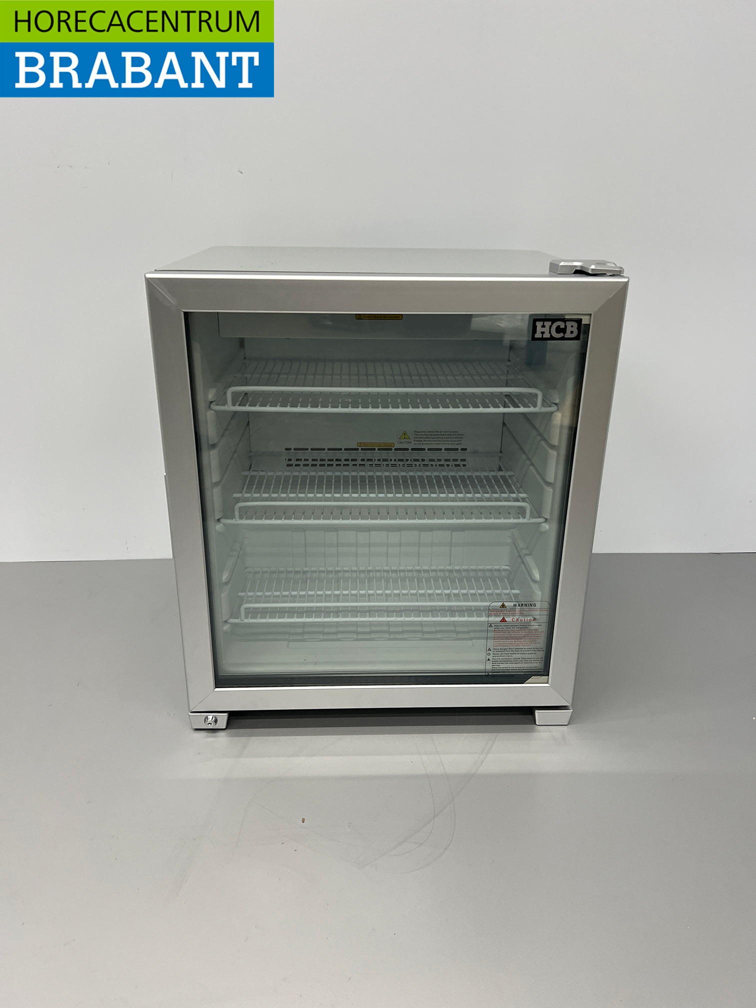HCB Glasdeurvrieskast Vrieskast met glazen deur 90 liter 230V Horeca