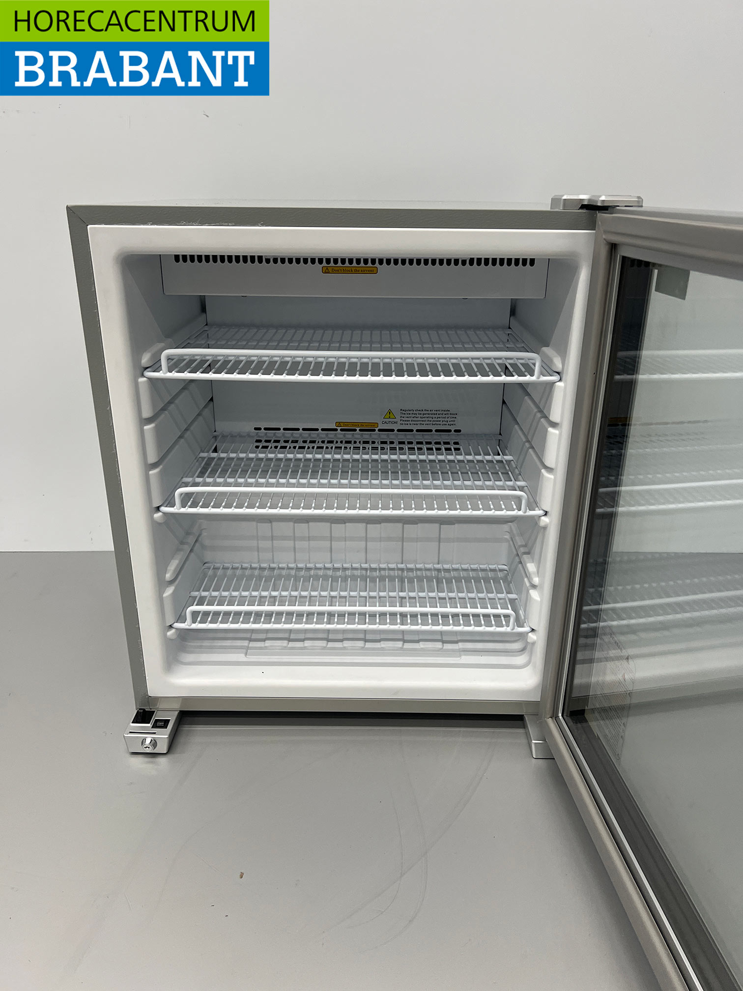 HCB Glasdeurvrieskast Vrieskast met glazen deur 90 liter 230V Horeca - Afbeelding 4