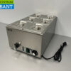 RVS HCB Bain marie 6 x 1/6 GN 230V Horeca - Afbeelding 3
