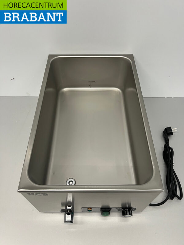 RVS HCB Bain marie 6 x 1/6 GN 230V Horeca - Afbeelding 6