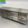 RVS HCB Koelwerkbank 8 lades 223 cm 230V Horeca - Afbeelding 2