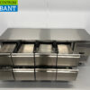 RVS HCB Koelwerkbank 8 lades 223 cm 230V Horeca - Afbeelding 4