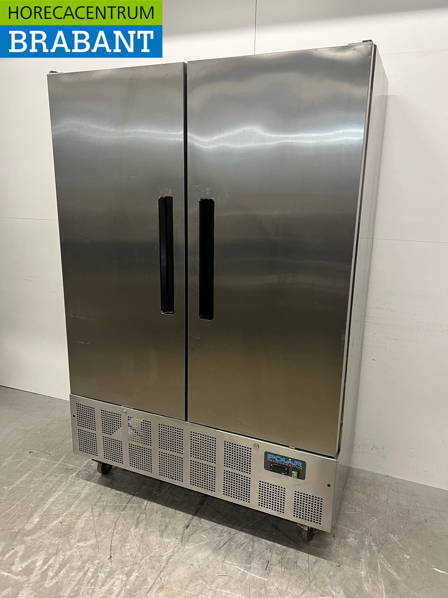 RVS Polar GD879 Dubbeldeurs 2-deurs Koeling Koelkast 960 liter 230V Horeca - Afbeelding 2