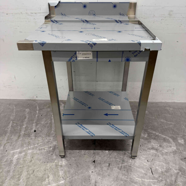 RVS Afvoertafel T.B.V. Doorschuifvaatwasser 70 cm Horeca