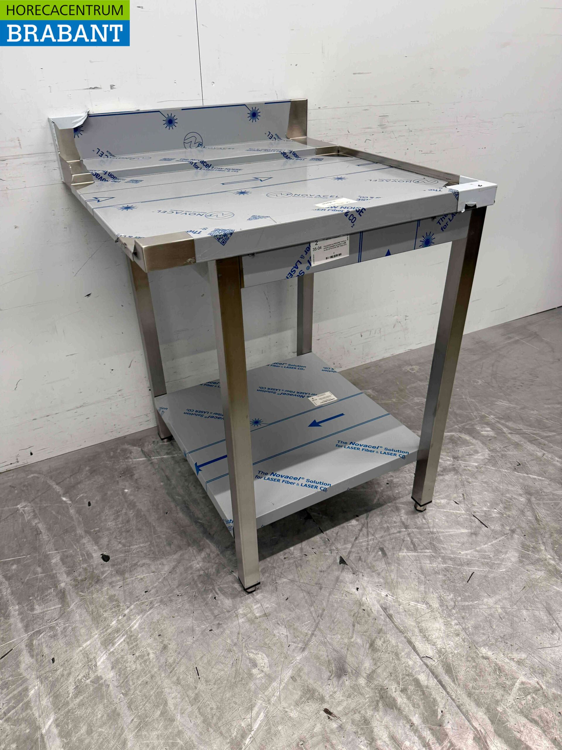 RVS Afvoertafel T.B.V. Doorschuifvaatwasser 70 cm Horeca - Afbeelding 2