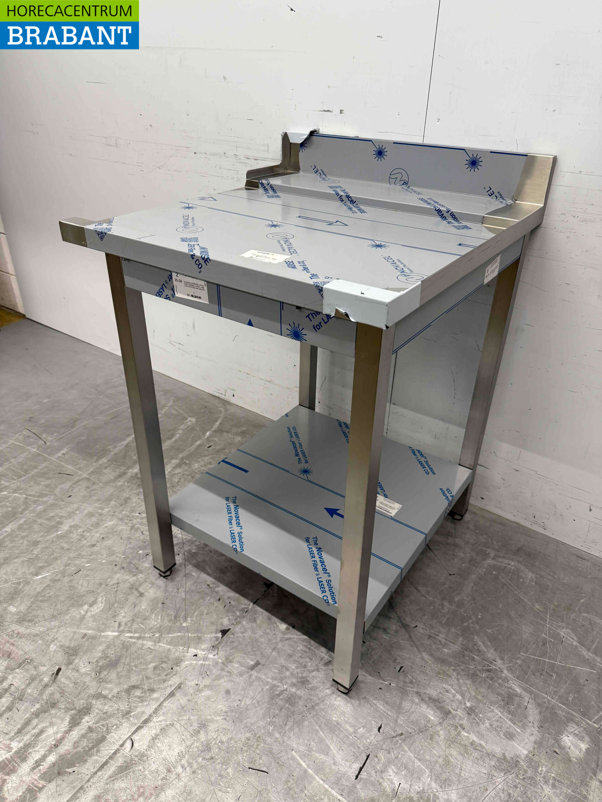 RVS Afvoertafel T.B.V. Doorschuifvaatwasser 70 cm Horeca - Afbeelding 3