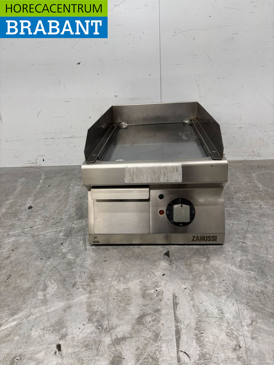 RVS Zanussi Grillplaat Gladde bakplaat 40 cm 400V Horeca