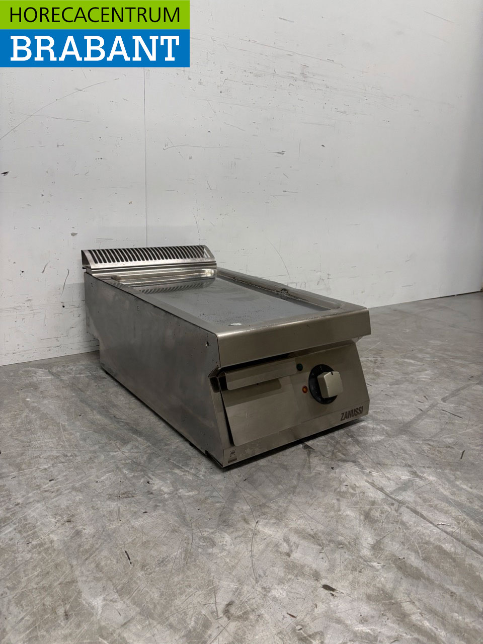 RVS Zanussi Grillplaat Gladde bakplaat 40 cm 400V Horeca - Afbeelding 3