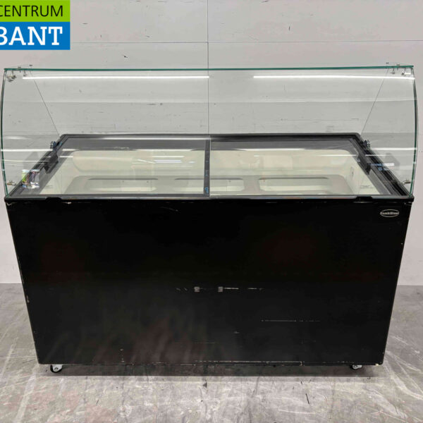 Verrijdbare Combisteel Tenerife Schepijsvitrine 10 bakken 230V Horeca