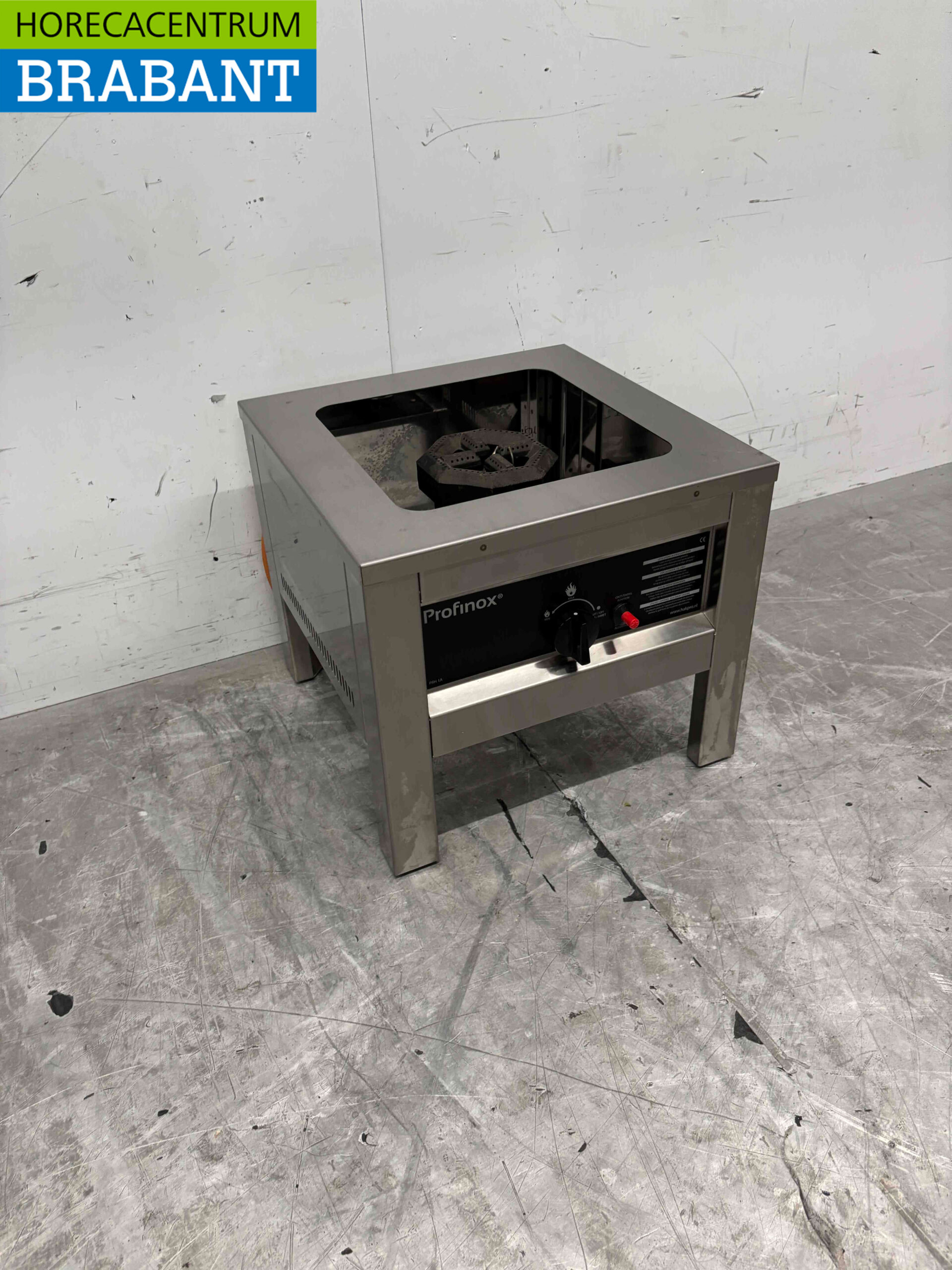 RVS Hokker Wokbrander Wok 6,4 kW Propaan Horeca - Afbeelding 2