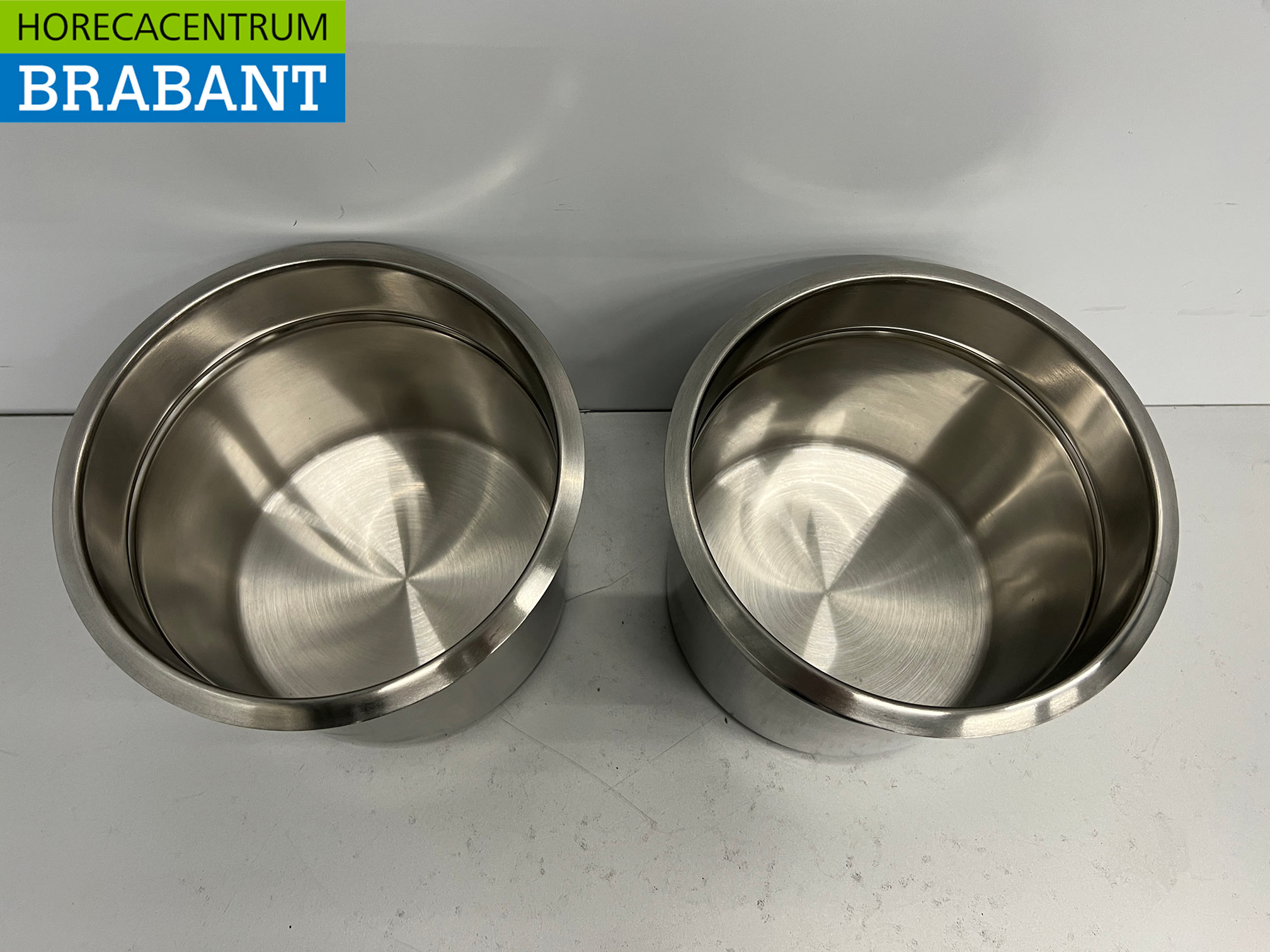 RVS Hotpot inzet voor Bain Marie 2 x 6 liter Horeca - Afbeelding 4