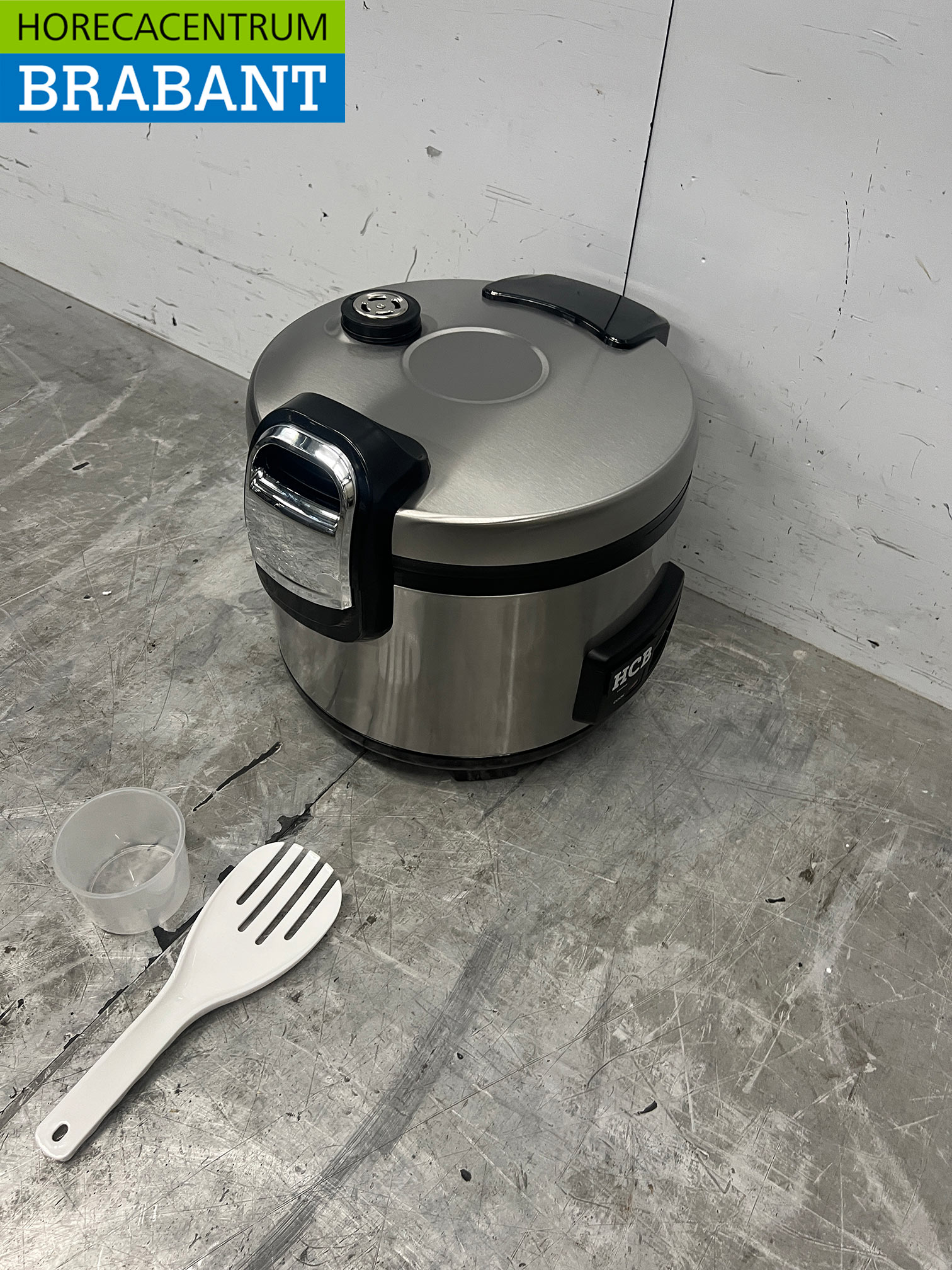 RVS HCB Rijstkoker Rijstwarmer 10 liter 230V Horeca - Afbeelding 2