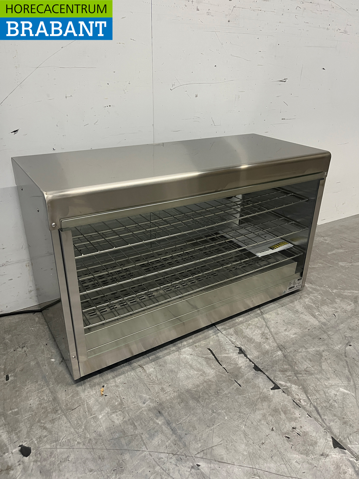 RVS Buffalo CJ559 Warmhoudvitrine voor 60 taartjes 230V Horeca - Afbeelding 6