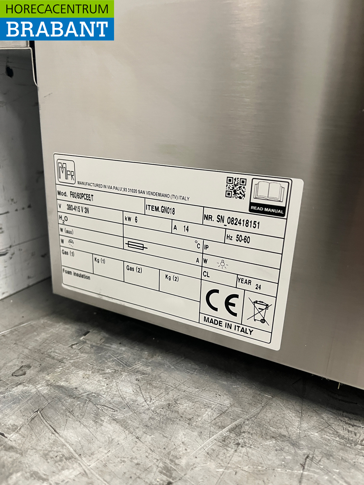 RVS Gastro M GL905 Grillplaat Gladde bakplaat 60 cm 400V Horeca - Afbeelding 4