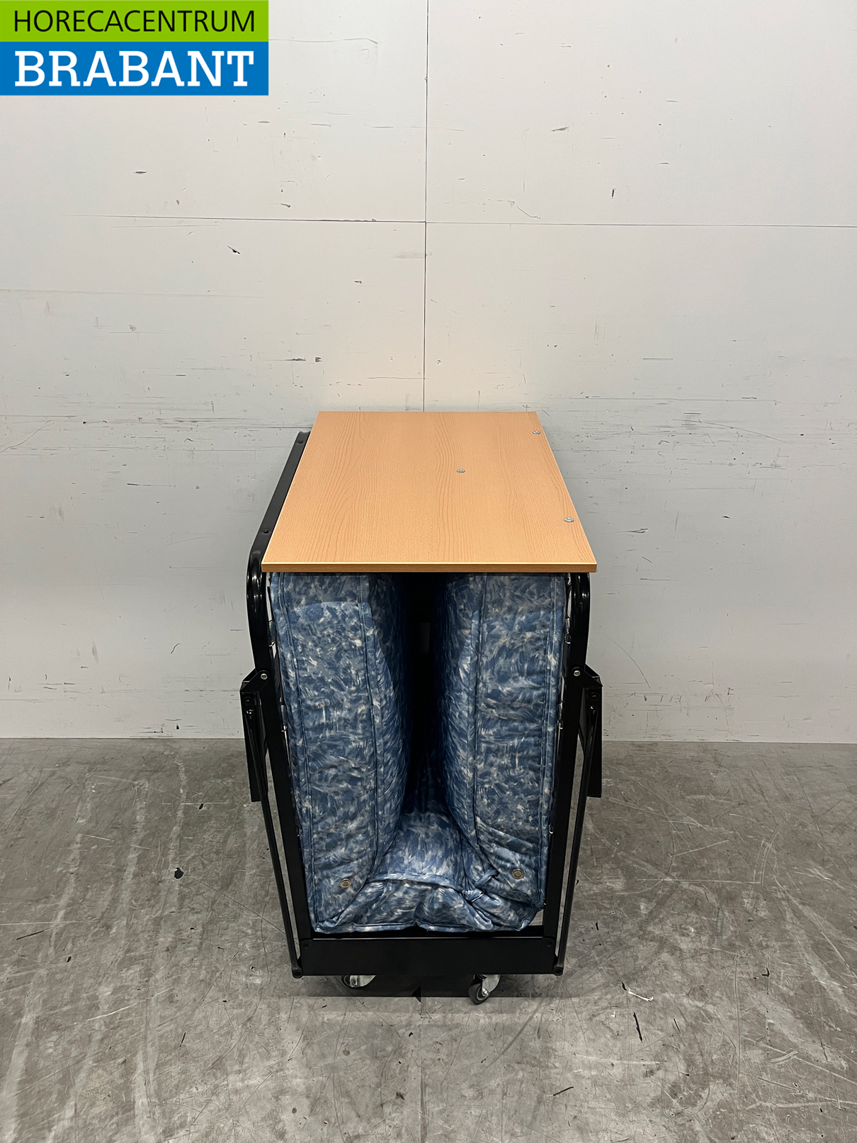 Jay-Be Contract eenpersoons opklapbed met waterbestendige matras zwart - Afbeelding 4