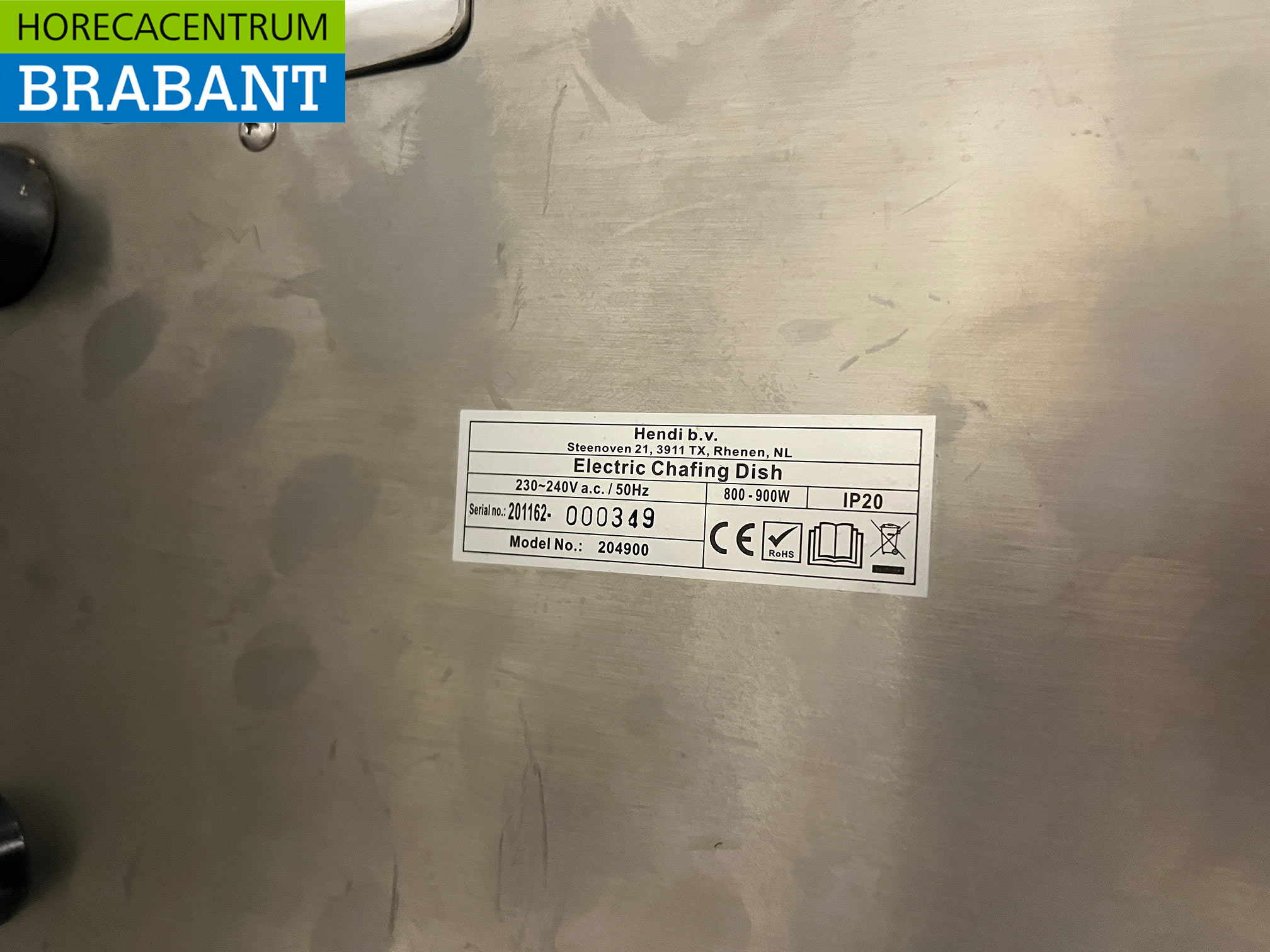 RVS Hendi Chafing dish 1/1 GN 230V - Afbeelding 5