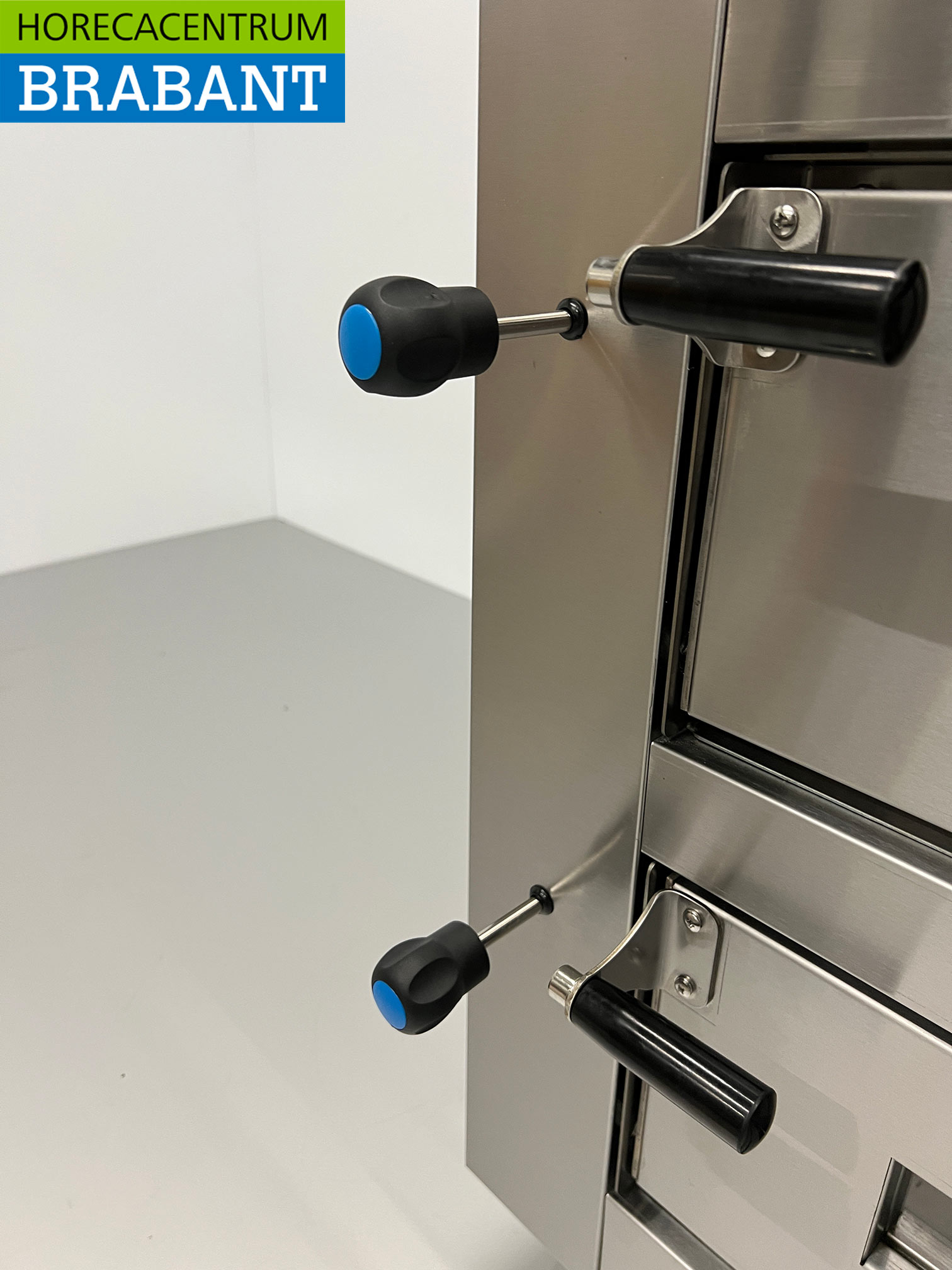 HCB RVS Pizzaoven 2 x 6 pizza's 34 cm doorsnede 400V Horeca - Afbeelding 9