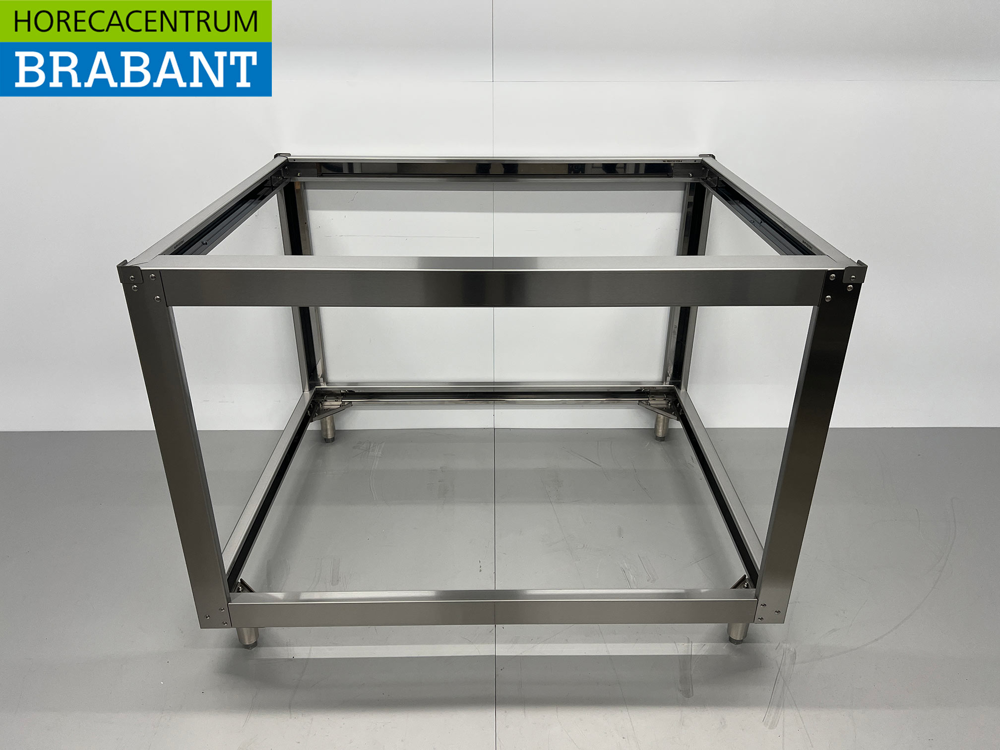 HCB RVS Onderstel voor pizzaoven 146,5 x 119 x 107 cm Horeca