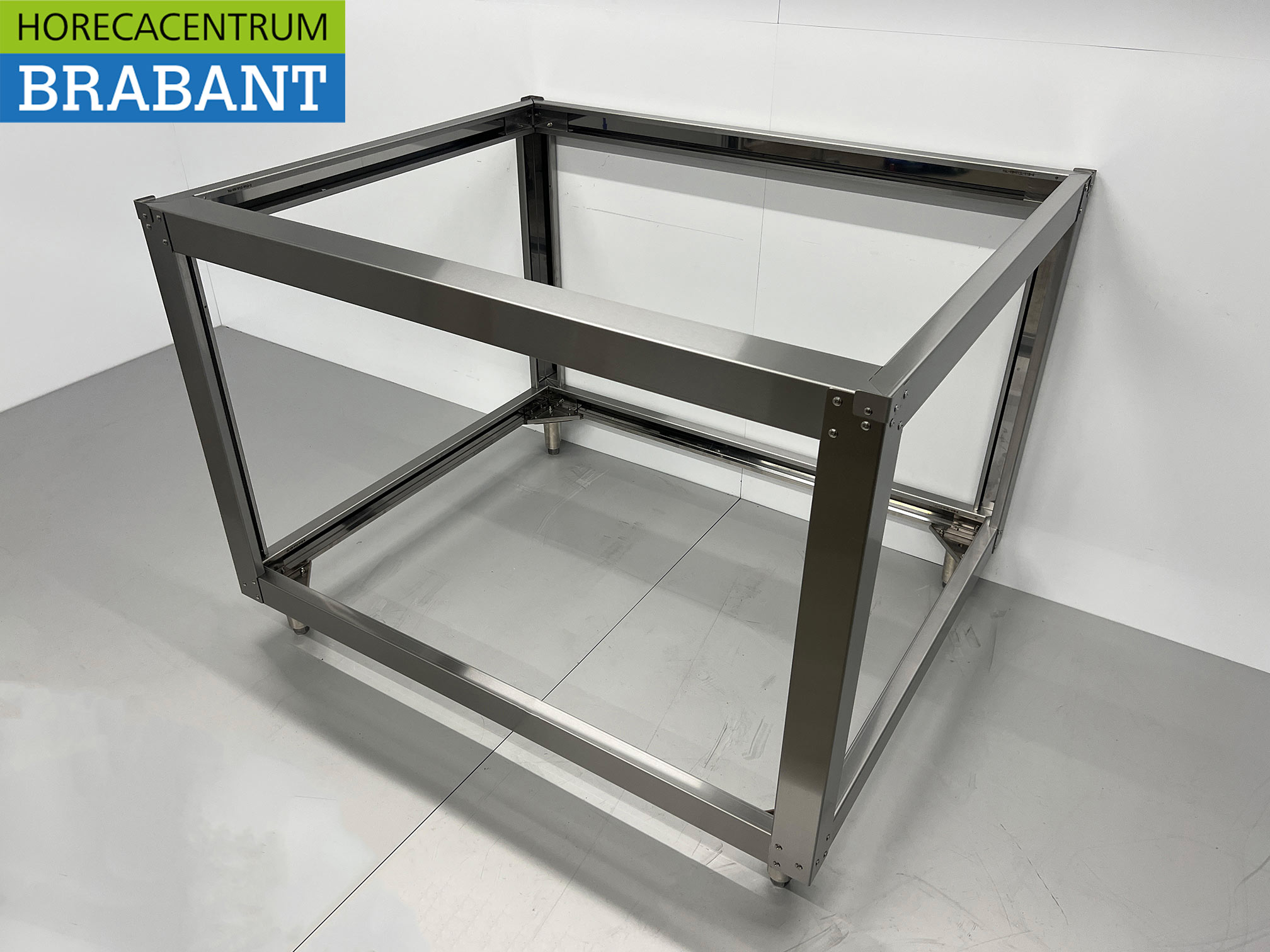 HCB RVS Onderstel voor pizzaoven 146,5 x 119 x 107 cm Horeca - Afbeelding 2