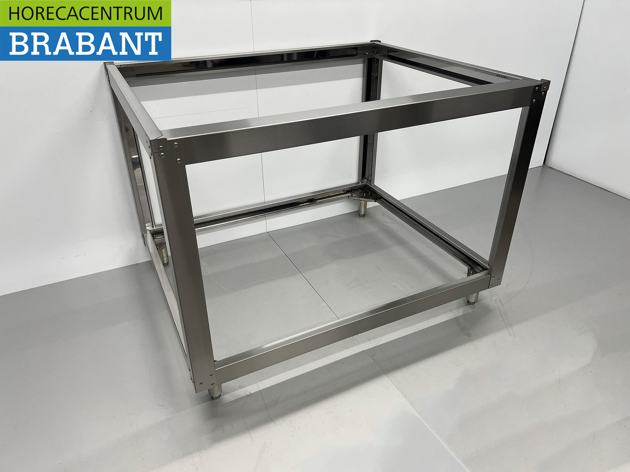 HCB RVS Onderstel voor pizzaoven 146,5 x 119 x 107 cm Horeca - Afbeelding 3