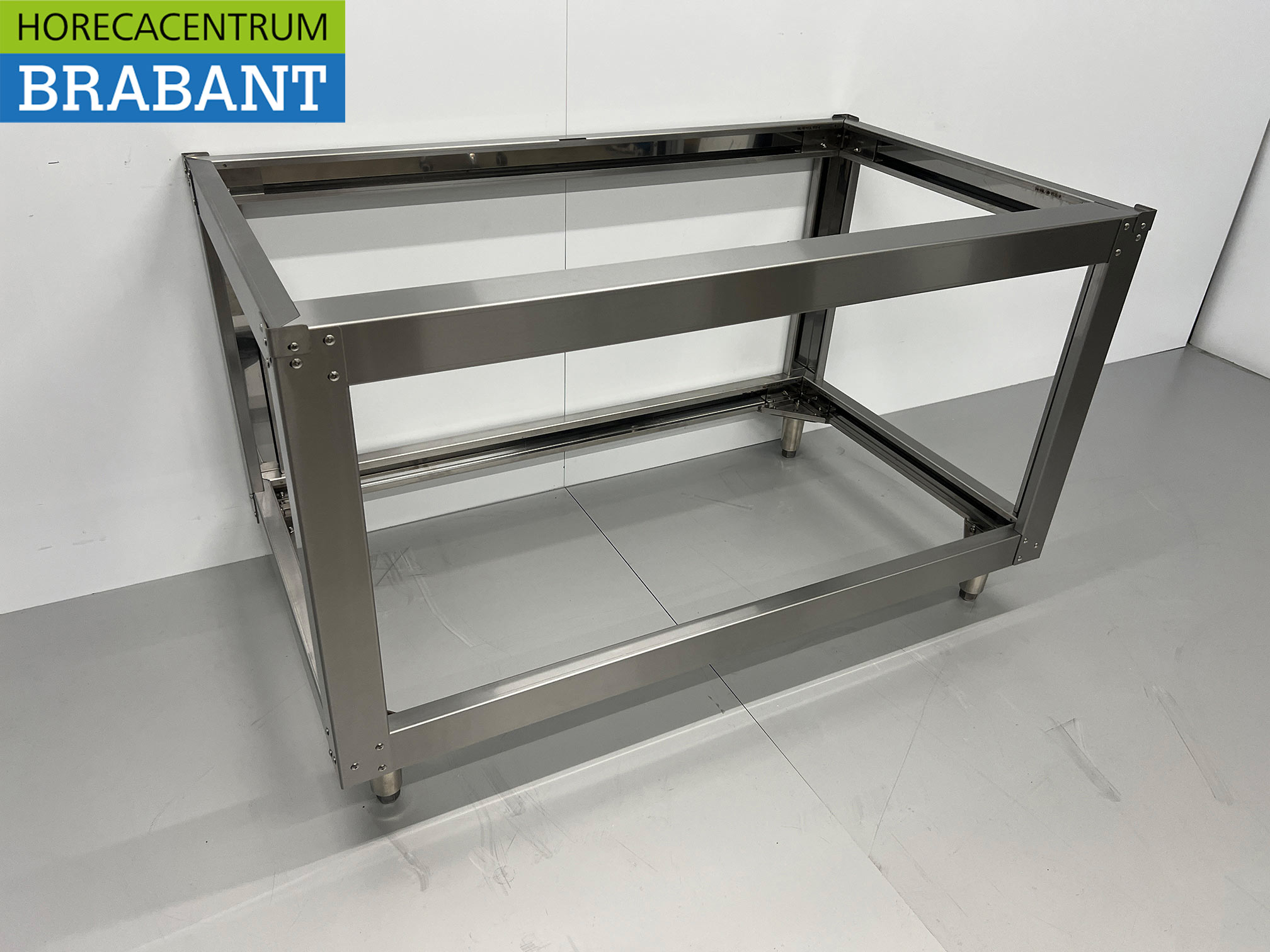 HCB RVS Onderstel voor pizzaoven 146,5 x 85 x 87 cm Horeca - Afbeelding 3