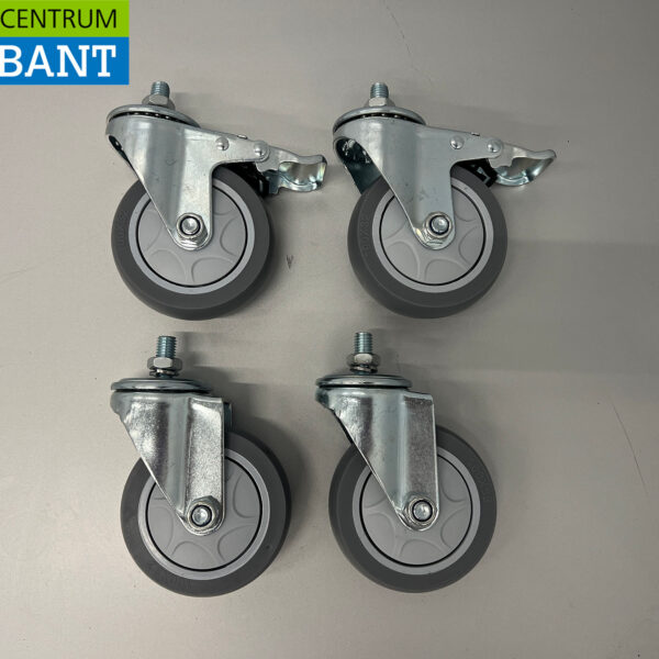 HCB Wielenset van 4 wielen voor pizzaonderstel Horeca