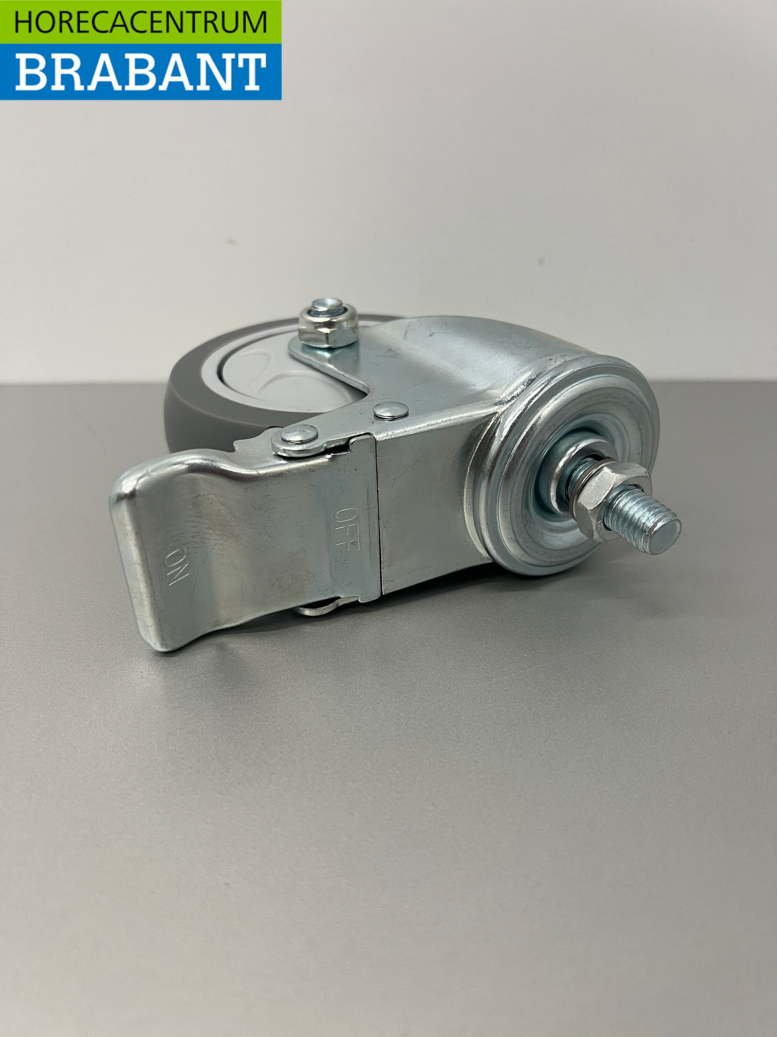 HCB Wielenset van 4 wielen voor pizzaonderstel Horeca - Afbeelding 2